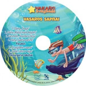 Vakaro žvaigždelė. Žurnalas vaikams 2019 vasara Nr. 43 + CD