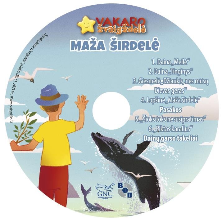 Vakaro žvaigždelė. Žurnalas vaikams 2021 vasara Nr. 51 + CD