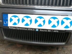 Automobilių numerių rėmelis KAUNAS