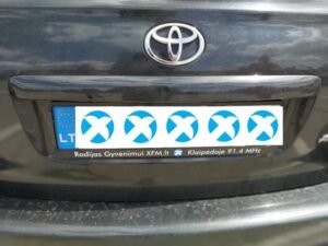 Automobilių numerių rėmelis KLAIPĖDA