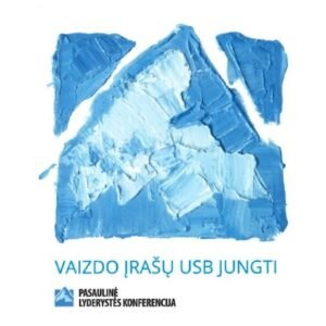2017 m. Pasaulinės lyderystės konferencijos vaizdo įrašų USB jungtis
