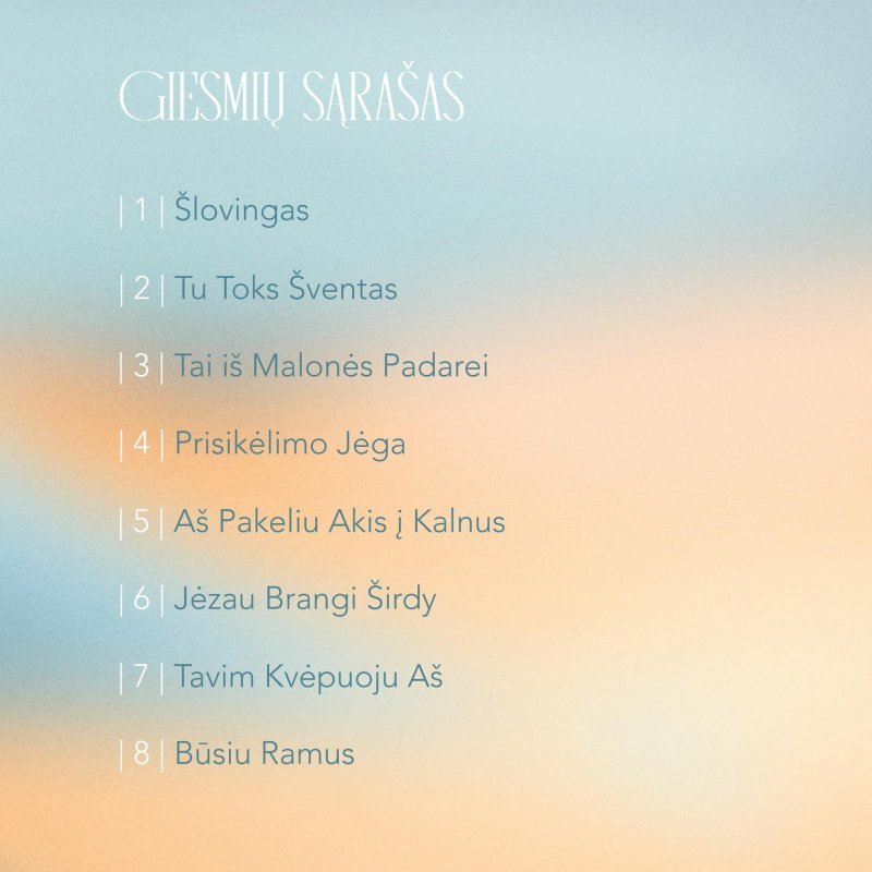 Kauno Laisvųjų Krikščionių Bažnyčia, "Tavim kvėpuoju aš"