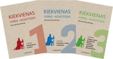 Kiekvienas vyras kovotojas 1, 2, 3 knygų komplektas