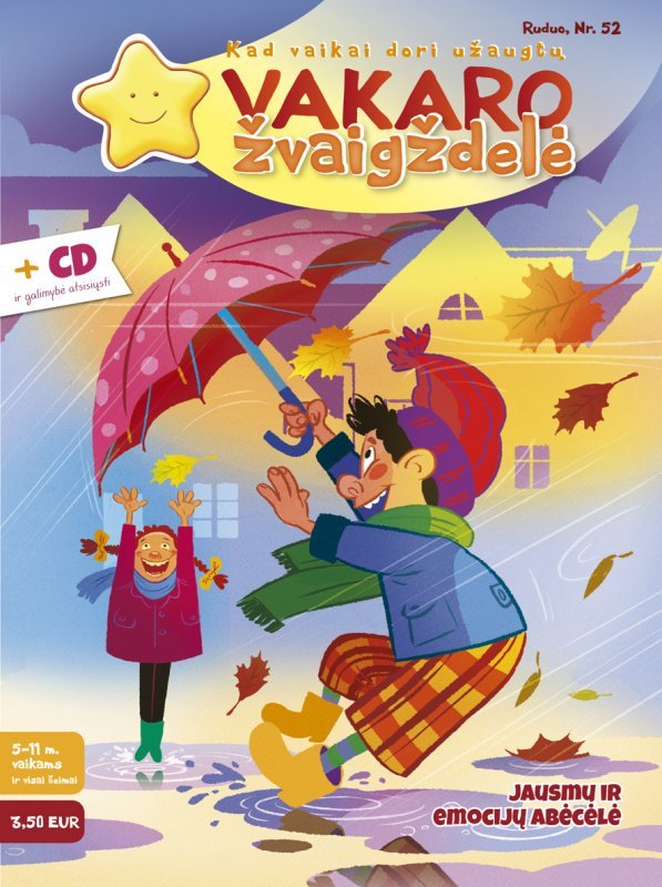 Vakaro žvaigždelė. Žurnalas vaikams 2021 ruduo Nr. 52 + CD - Image 2