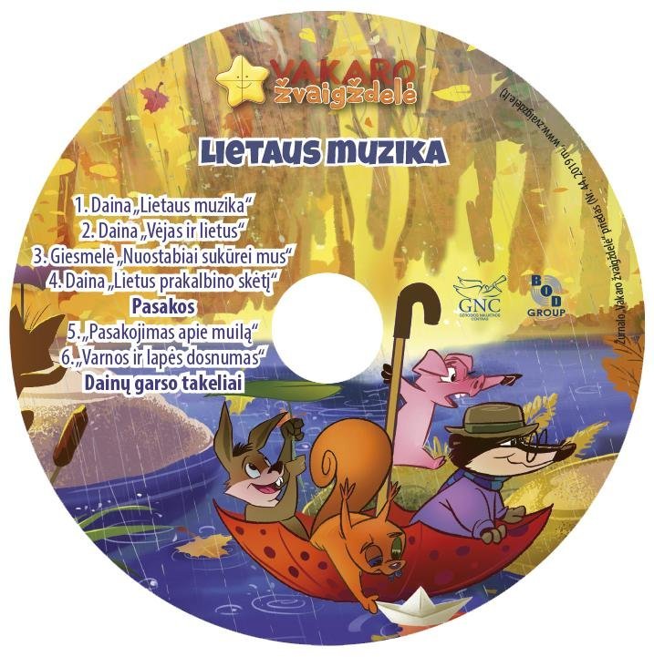 Vakaro žvaigždelė. Žurnalas vaikams 2019 ruduo Nr. 44 + CD - Image 2