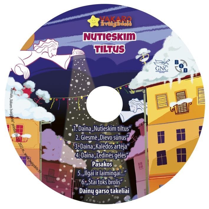 Vakaro žvaigždelė. Žurnalas vaikams 2022 žiema Nr. 57 + CD