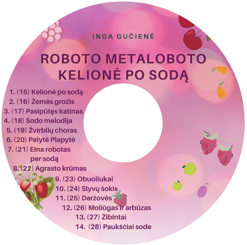 „Roboto Metaloboto kelionė po sodą“ + CD - Image 6