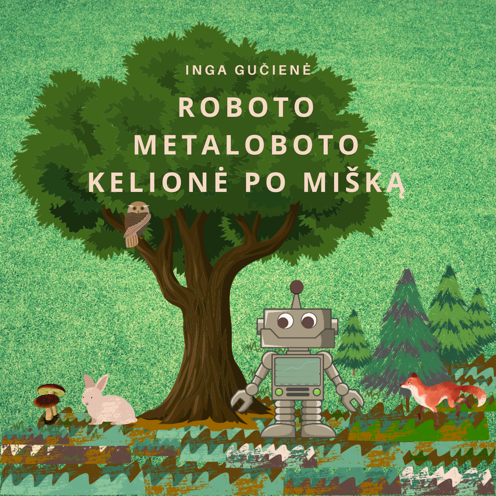 „Roboto Metaloboto kelionė po mišką“ + CD