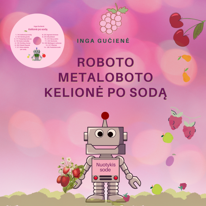 „Roboto Metaloboto kelionė po sodą“ + CD