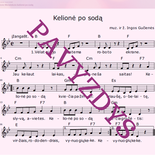 „Roboto Metaloboto kelionė po sodą“ + CD - Image 2